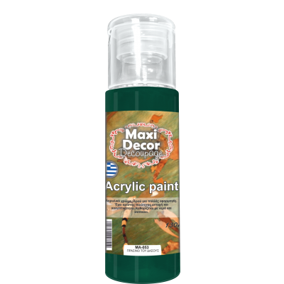 Ακρυλικό Χρώμα 130ml Maxi Decor Πράσινο του Δάσους MA053_MA053130